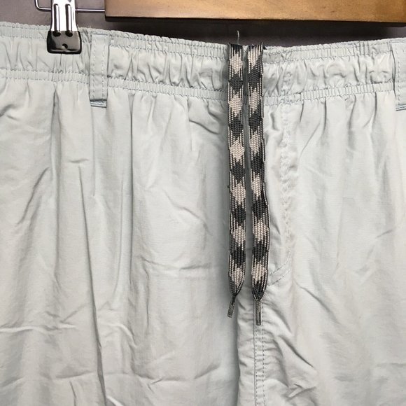 Aftco Mens Swim Trunks Shorts XL‎ Light Blue Mesh Liner Nylon Drawstring Pockets - Picture 3 of 10